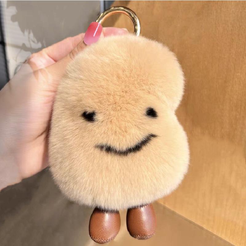 

Plush Little Potato Toy Keychain Bag Decoration Car Accessories Gift Christmas Style 1