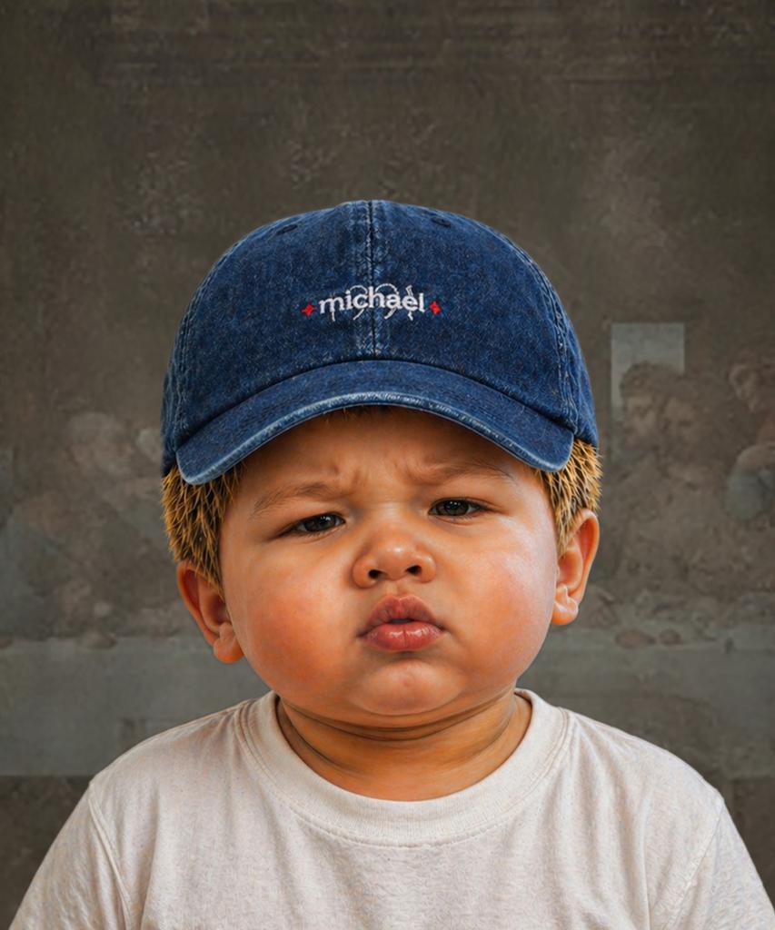 Mikael1991 Denim Cap, Blue