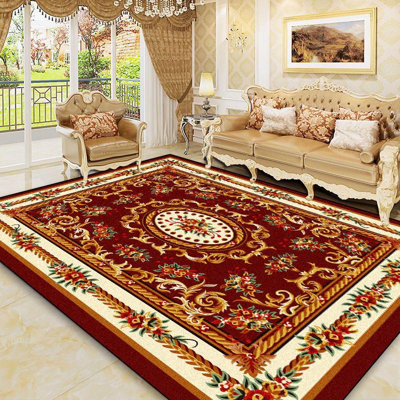 Evropské luxusní koberce pro obývací pokoj 200x300 cm Měkké koberce Dekorace ložnice Domácí šatna Plyšová protiskluzová podložka na podlahu Přizpůsobitelné