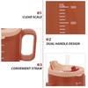 300ml Elderly Water Cup Unspillable Cup With Handles Plastic Mug Drinking Cup Disabled Elderly Spill Proof Dysphagia Cup