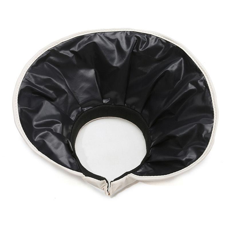 Summer Shell Sunshade Hat Uv Protection Dual Use Hair Hoop Sun Cap For Women Outdoor Beach Foldable Wide Brim Bucket Caps
