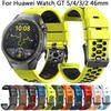 22mm Strap For Huawei Watch GT 5/4/3/2 Pro 46mm Silicone Band For Huawei GT5/GT4/GT3/GT2 Pro 46mm Bracelet Watchband Correa