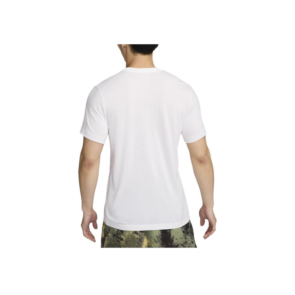 Nike Loose Casual Comfortable Workout Fitness Short Sleeve T-Shirt Men Tops White FZ8039-100