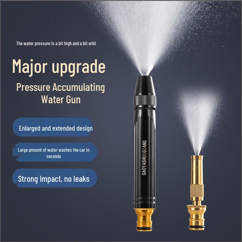 High-Pressure Car Wash Hose Set: Direct Spray Nozzle for Car Washing & Gardening