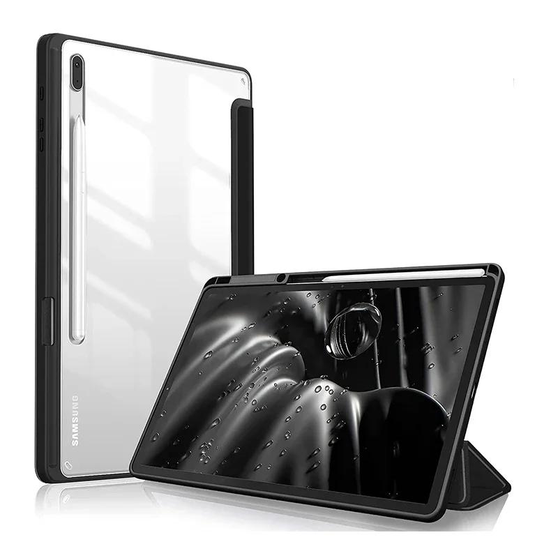 

For Samsung Galaxy Tab S11 S10 Lite S9 FE 10.9 11 Plus 12.4 Inch Tablet Case Cover for Tab A11 A9 S9 S8 S7 11 Plus 12.4 Funda A9 Plus 11 inch чёрный