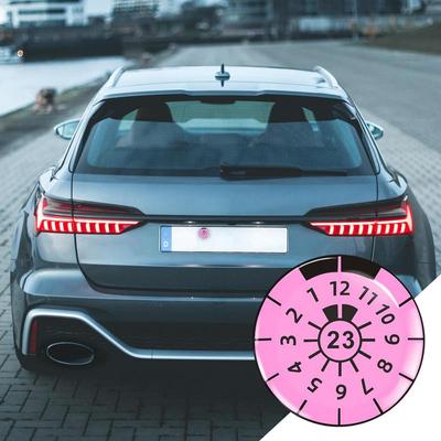 Car Stickers And Decals Round Car Window Stickers Automotive Stickers Waterproof Car Bumper Stikcers License Plate Decor For