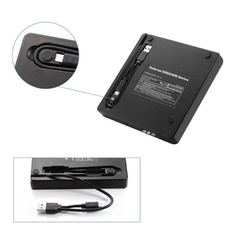USB 3.0 External Optical Drive for Laptops & Desktops (DVD Burner)