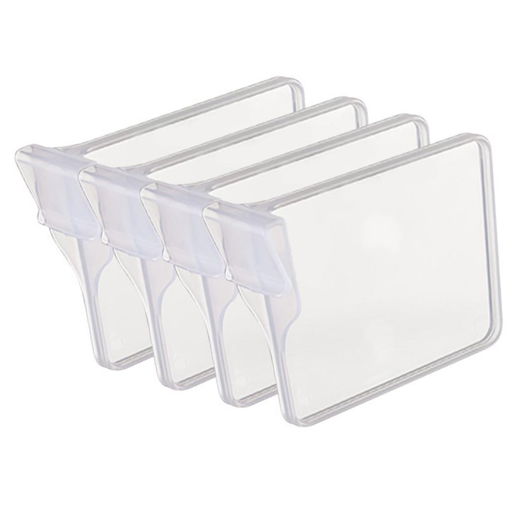 4Pcs Retractable Refrigerator Divider Clip Extendable Fridge Separator