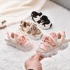 Winter Fleece Lined Warm Kids Sports Shoes Baby Soft Sole Running Sneakers Boys Girls Chunky Dad Shoes