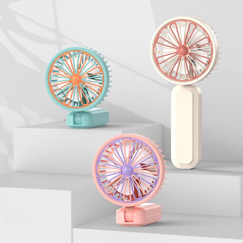Portable USB Rechargeable Mini Snail Fan for Kids and Students