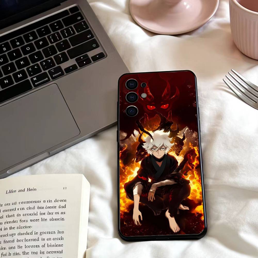 HOT H-Hell's Anime Paradise Phone Case For Samsung S25,24,23,22,30,21,10,9,Ultra,Plus,Lite,FE,4,5 G Soft Black Case