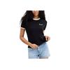 Coach Ss24 Letter Logo Printed Round Neck Pullover Short Sleeve T-Shirt Women Tops Black CS612-BLK