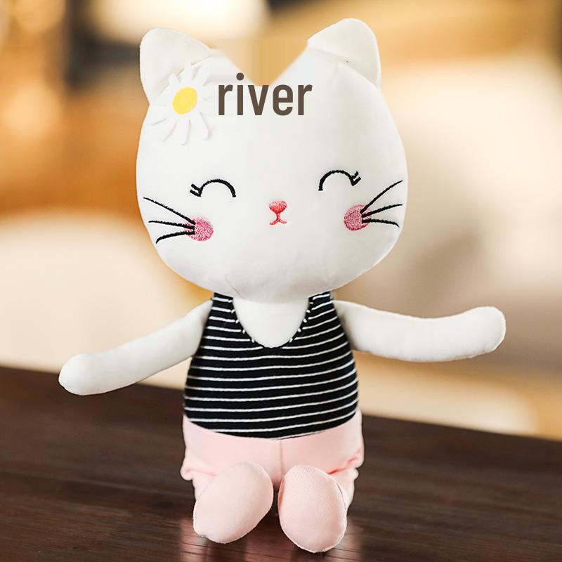 Yoga Cat Plush Toy: Cute Kitten Rag Doll for Children's Gift or Claw Machine Activity