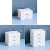 Colorful Drawer Layered Storage Large Capacity Jewelry Stationery Case Handle Box  Home Office
