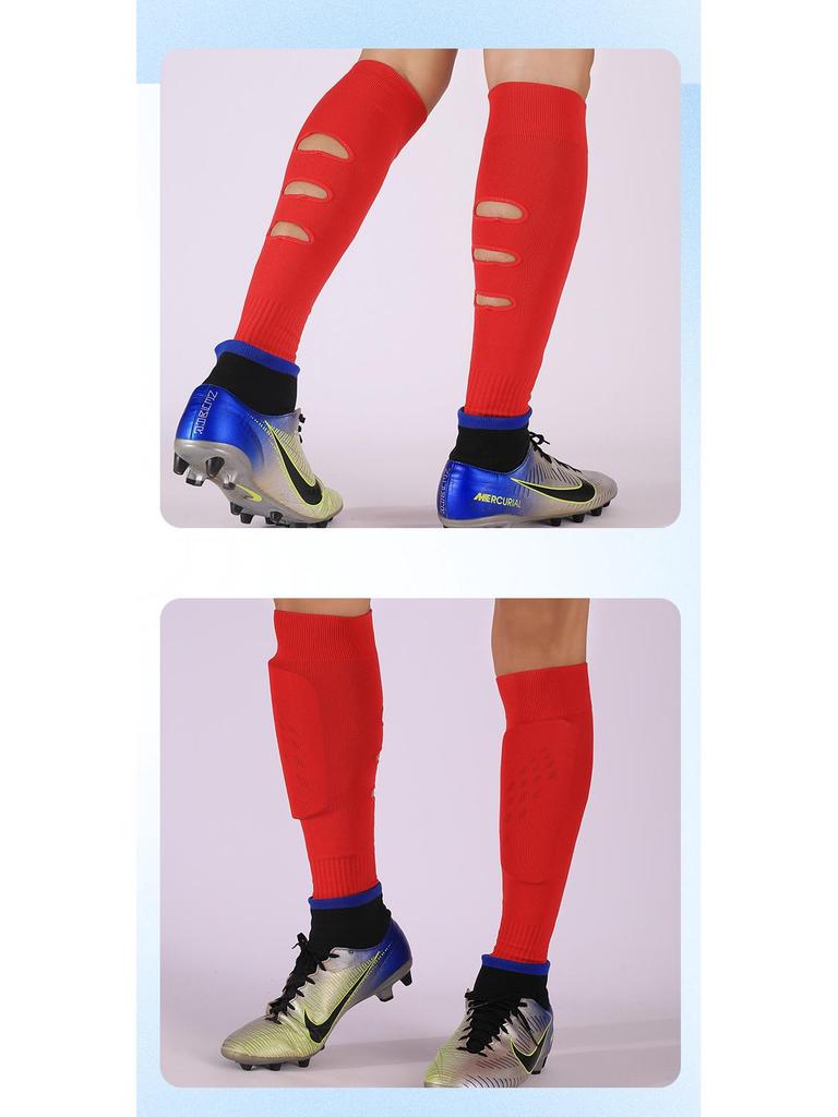 Adult Men's High-Elastic Breathable Sports Socks - Pressure Training, Sweat-Absorbent Calf, Professional Shin Guard.