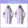 Halloween Kids Costume Ghost Cape For Boys And Girls Cosplay Dress-up White Spirit Costume