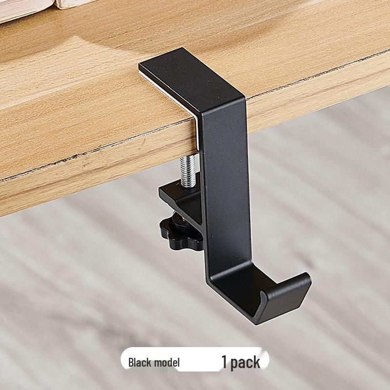 No-Drill Backpack Hook for Desk Edge - Strong, Mark-Free Holder for Students and Offices