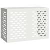 Air Conditioner Cover White 100 X 50 X 70 Cm Steel