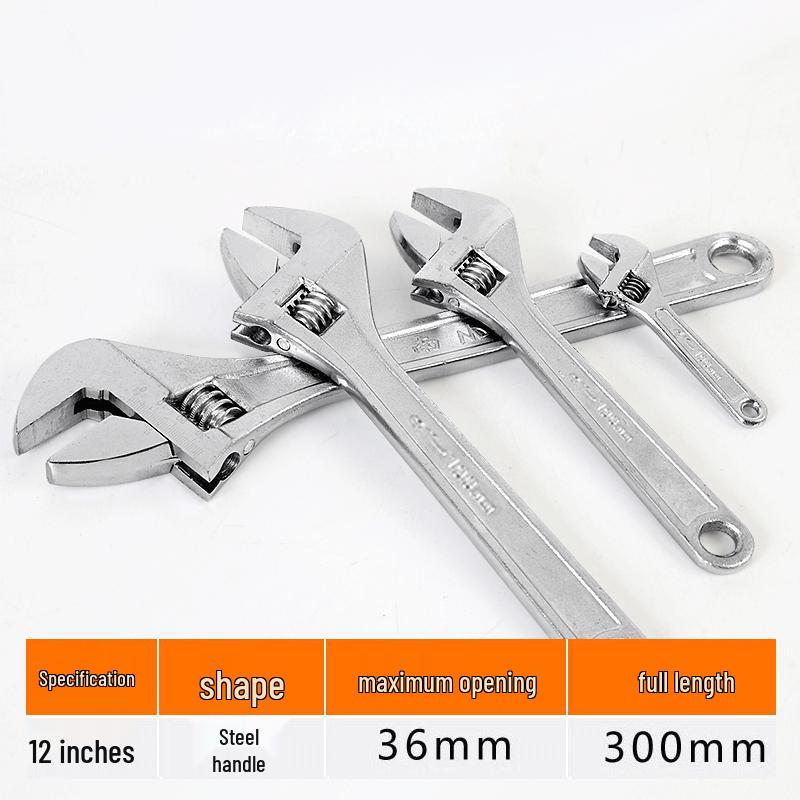 Multi-functional Adjustable Wrench for Bathroom - Large Opening & Short Handle