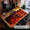 Large Mouse Pad Wolverhampton Wanderers Football Print Custom Name Text Desk Mat for Office Gaming