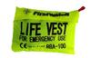 Firstwatch Breath-Inflatable Life Jacket, Emergency Preparedness Supplies, Flood Prevention, Reusable, CE50N Certified, Fluorescent Green, RBA-100