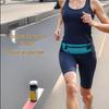 Unisex Waterproof Fitness Waist Bag for Running and Cycling with Phone and Water Bottle Storage