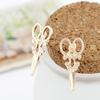 Unique Scissors Shape Design Punk Female Girls Ear Stud Earring Jewelry Gift