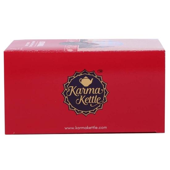 Karma Kettle Istanbul, Green Tea with Apple, Berries, Rose and Hibiscus, Natural Detox, 25 Pyramid Teabags