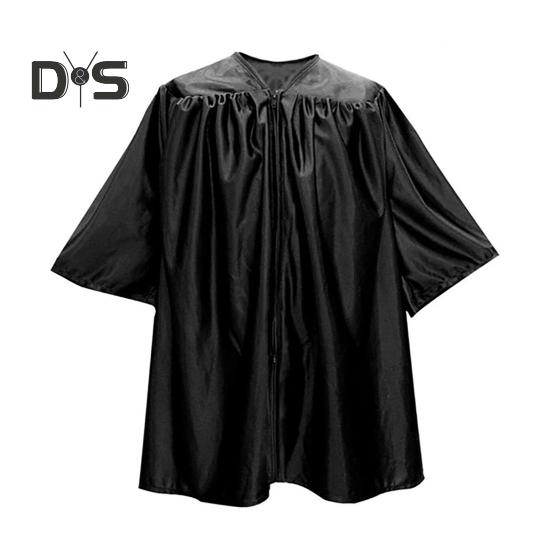 1 Set Unisex Kinder Abschlussrobe Hut Set Frontreißverschluss Lose Quaste Jahresschild Schüler Kindergarten Abschlusszeremonie Talar Kappe Quaste Set