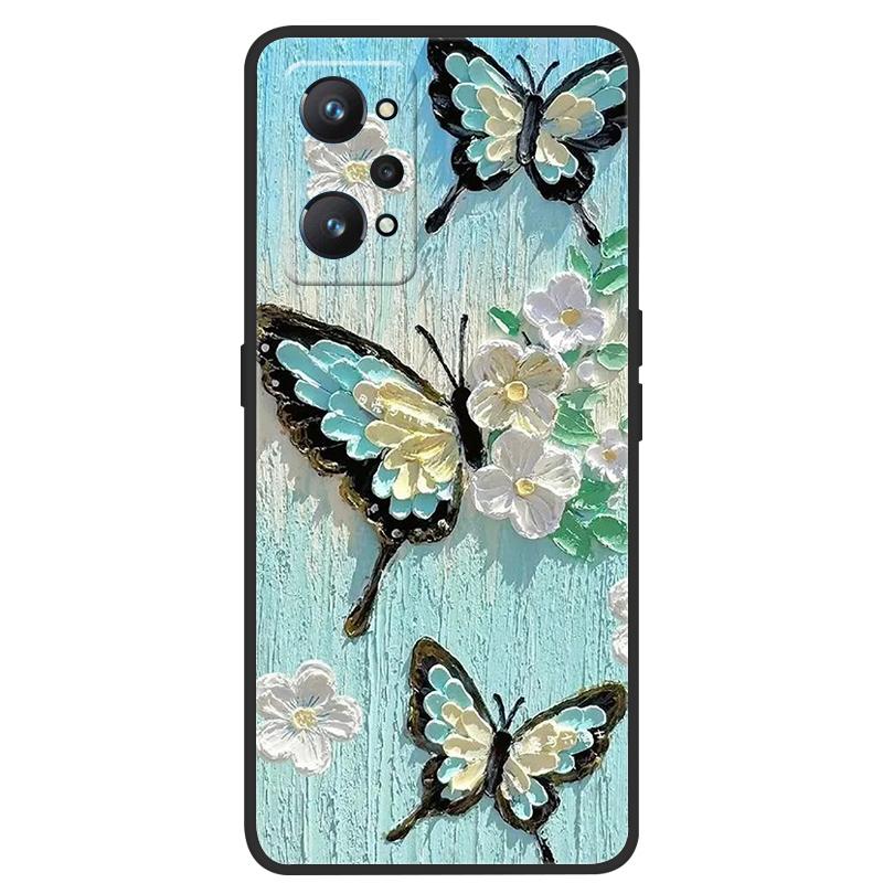 Voor Realme GT Neo 2 Hoesje Marmer Zacht Mat Siliconen Achterkant Cover Voor Realme GT Neo2 RealmeGT2 Neo2 3T Q5 Pro Volledige Telefoon Shell Capa