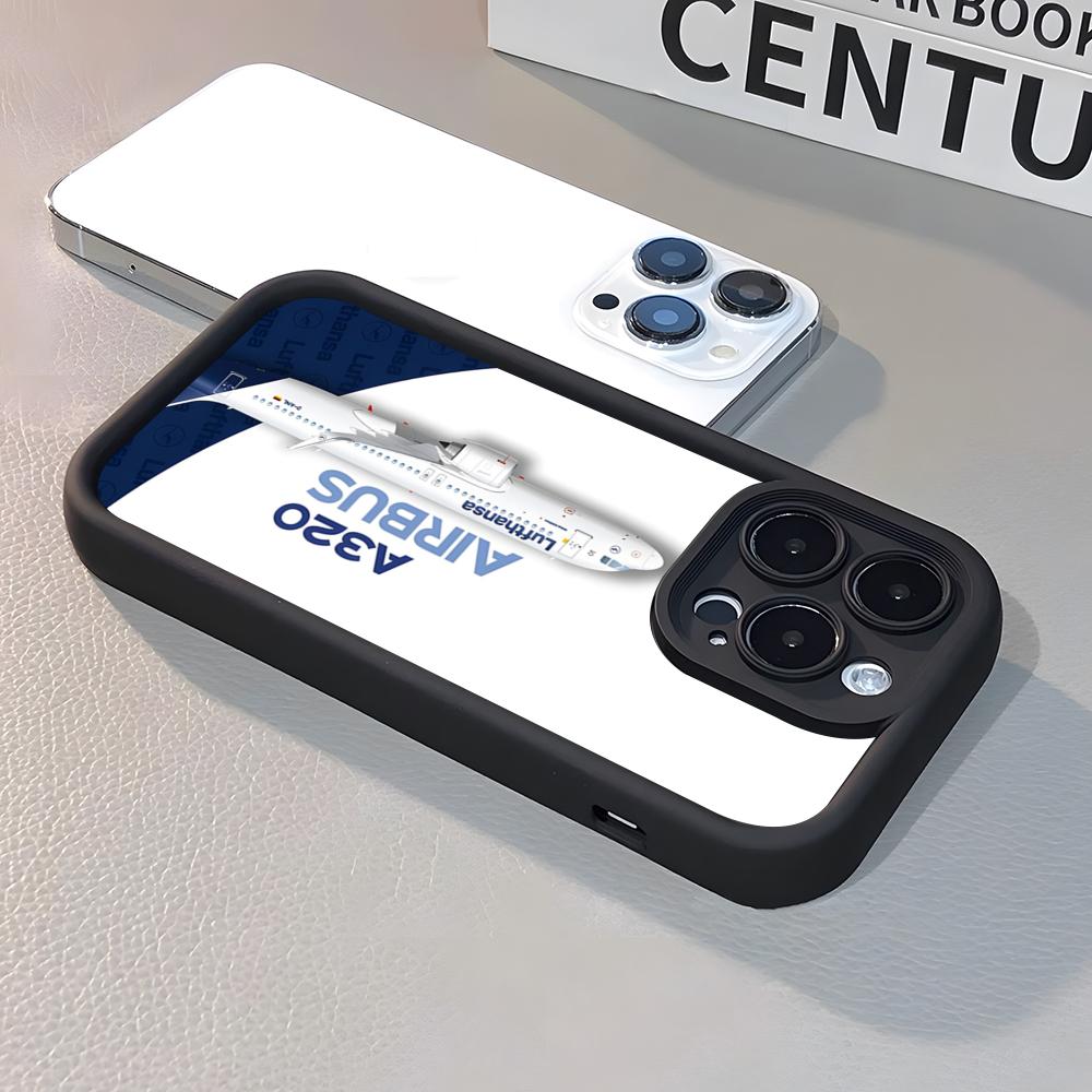 Airbus Logo Phone Case For IPhone 17 Pro Max 16 15 14 Pro Max IPhone 13 Pro Max 11 Plus Silicone Cover