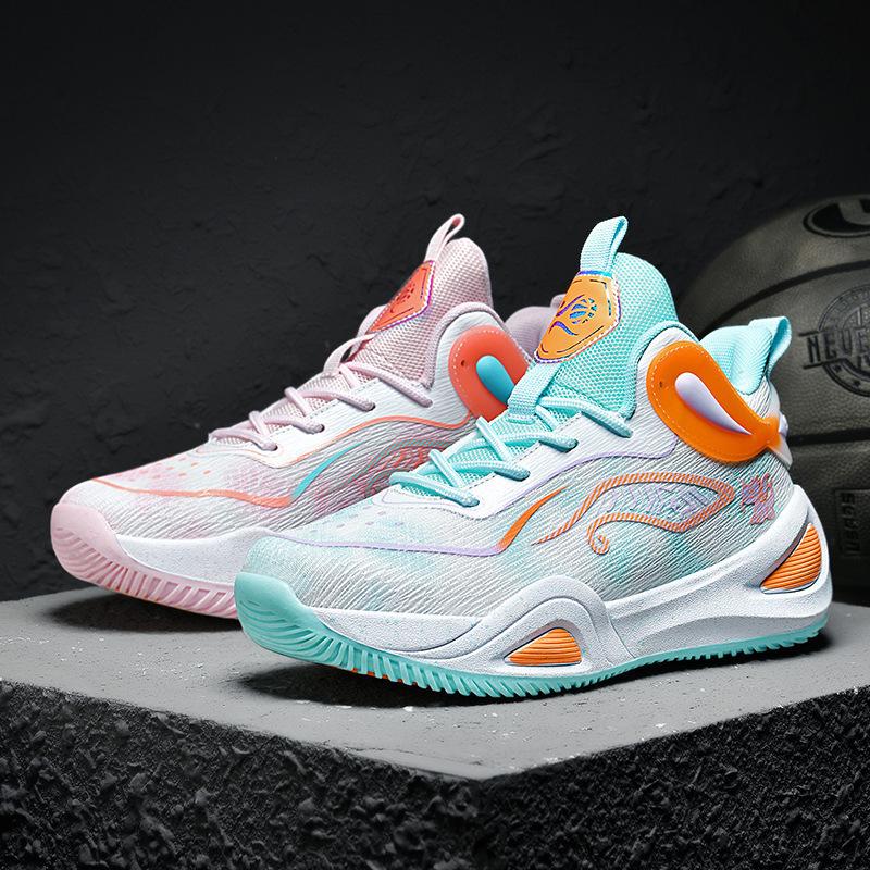 New Men's Teen Basketball Shoes - Durable Court Sneakers for Students