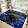 Chelsea FC Design Crystal Velvet Carpet Cozy Non?Slip Printed Rug For Bedroom Living Room Entrance