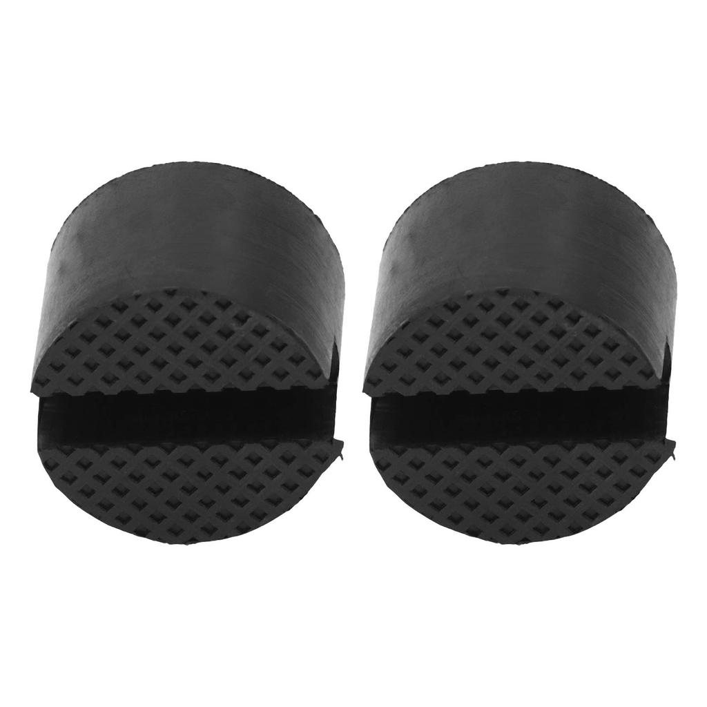 2Pcs Rubber Jack Pad Slotted Adapter Trolley Vehicle Lift Axle Stand Universal for Car SUV