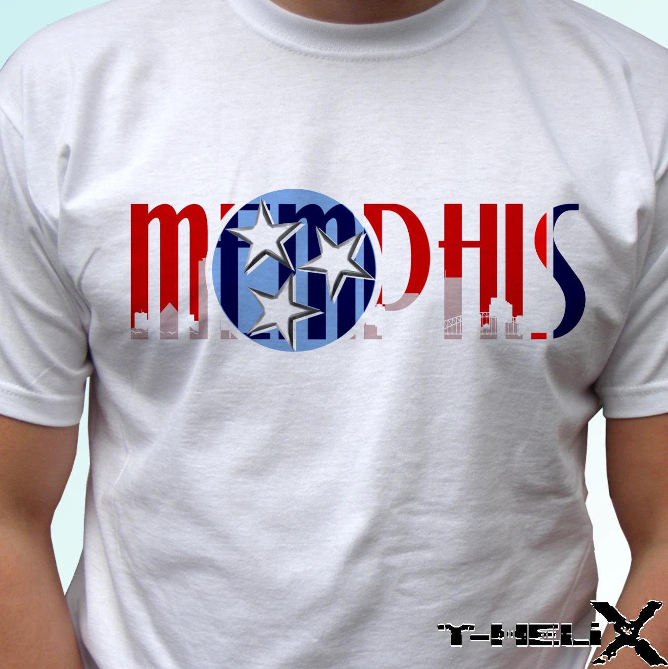 

Memphis - white kids boys T-Shirt top flag USA Tennessee - s s kids baby sizes 160