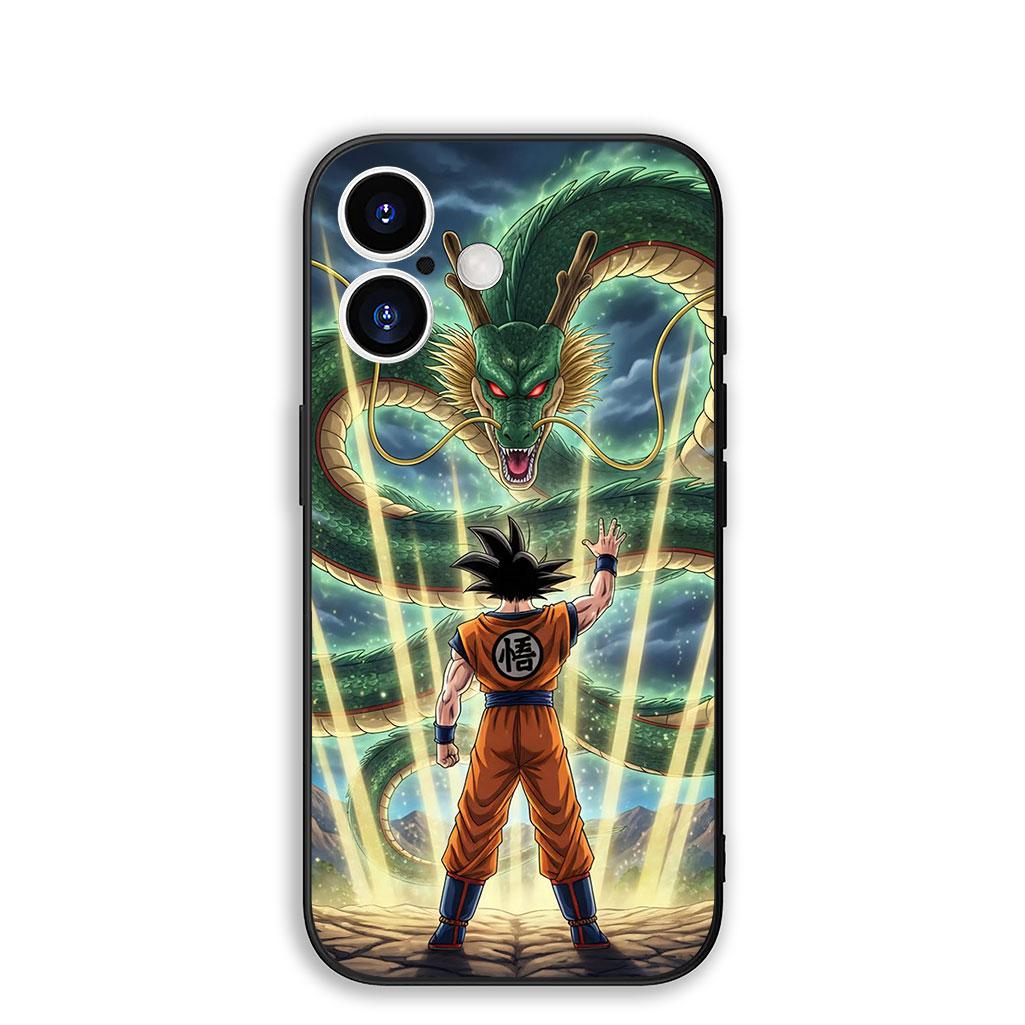 

Cover for Apple iPhone 16 15 14 11 Pro Max 6 7 8 Plus + SE2 SE3 SE 2022 2020 8+ Phone Case Super Dragons Gokus Balls Son Gohan iPhone 16 Pro