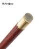 Red Round Wooden Single Joint Walking Stick Decorative Cospaly Party Wood Walking Cane Halloween Mace Wand Crosier 87cm