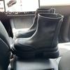 Thick-soled Fashion Versatile Net Thin Short Boots British Black Inner Heightening Boots Martin Boots Women's 2025 Autumn and Winter New Models