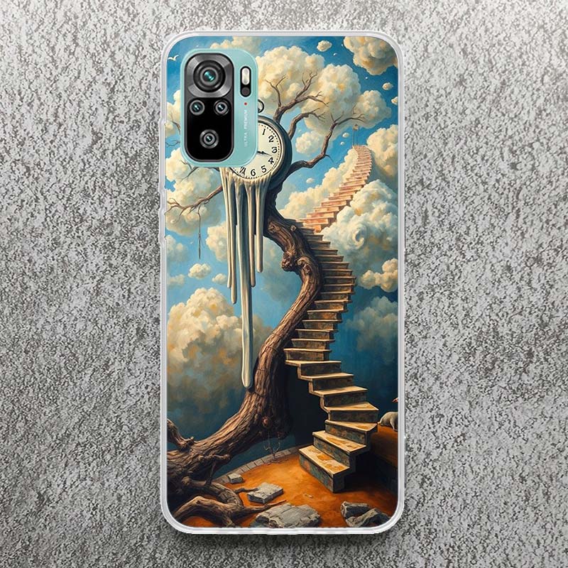 Salvador Dali Art Print Soft Case for Xiaomi Redmi Note 14 13 12S 11S Phone Shell 10 Pro Plus 11E 11T 12 11 10S 5G Cover