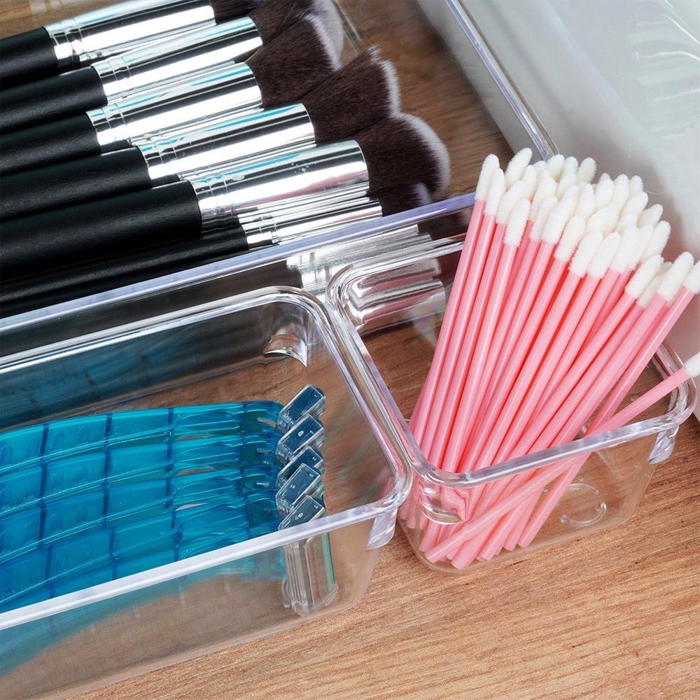 Container Organizer Boxes for Cosmetics Jewelry Brushes for Drawers Cabinets