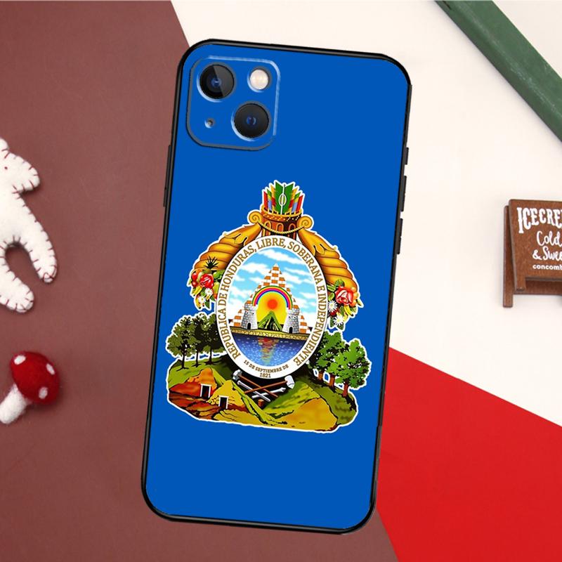 Honduras Flag Case For iPhone 13 Pro Max 16 15 11 12 14 17 Pro Max mini 15 16 Plus 16e 17 Air Back Cover