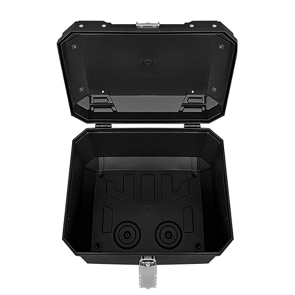 45L Motorcycle Helmet Waterproof Box Rear Luggage Tool Box With Lining