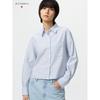 Oxford Boxy Shirt  Long Sleeve  Check