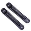 Prowheel Bike Crank Arms, 1 Pair with Square Holes, 152mm/160mm/165mm/170mm/175mm, Alloy 6061 Black, for Electric Bikes and Bicycles