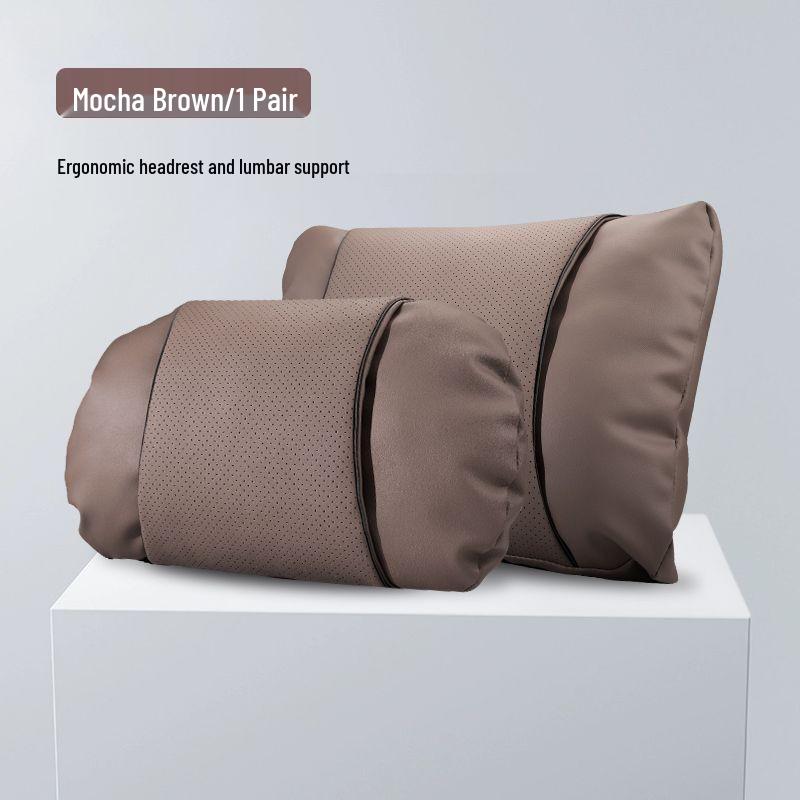 Car Headrest Cushion: Compatible with S-class, Maybach, BMW, AITO - Car Pillow for Lumbar Support and Neck Protection