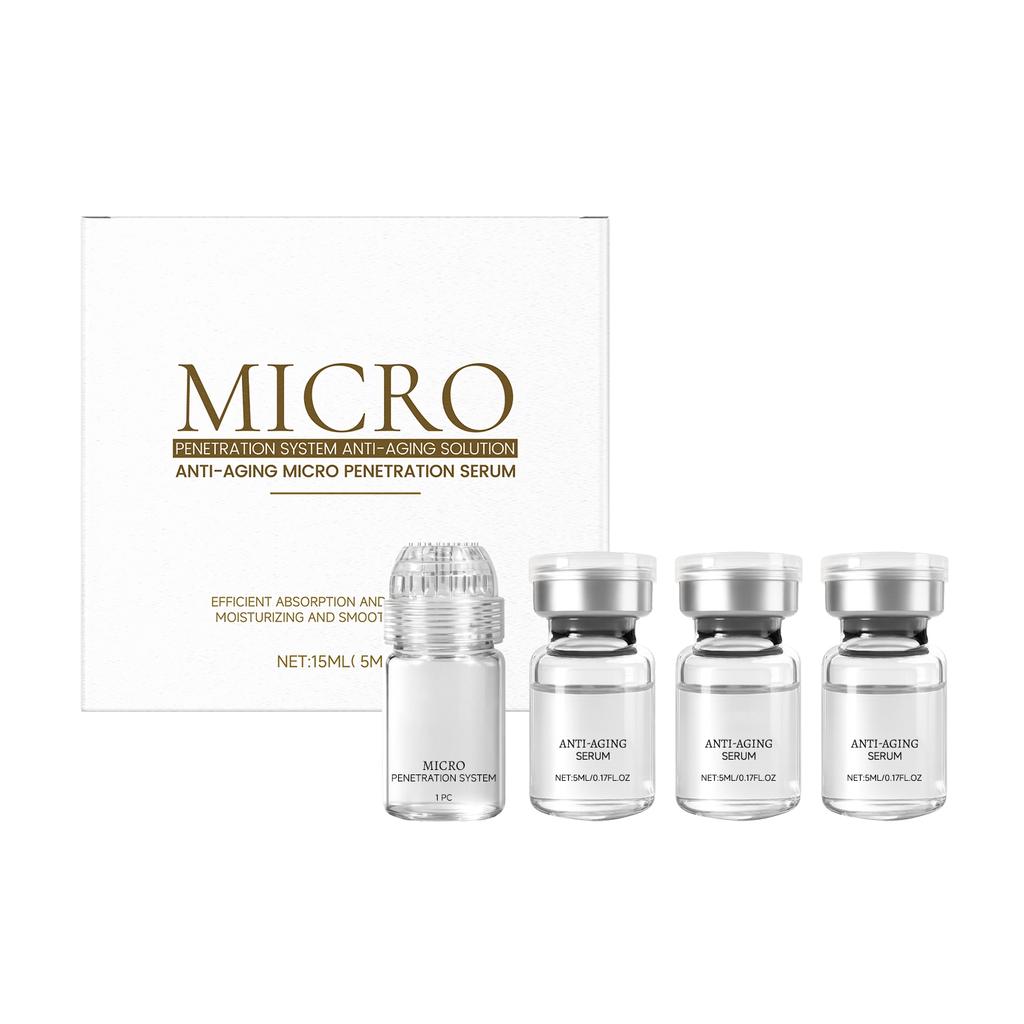 Firming Anti-aging Roller Microneedle Set Anti-aging And Wrinkle-Smoothing Facial Care Liquid Facial Micro-injection,15ML