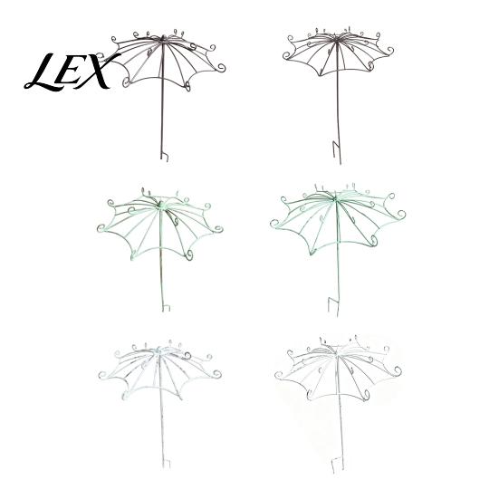 Heavy Duty Iron Support for Clematis Vintage Umbrella Garden Trellis, Metal Climbing Plant Support, Shape Patio Trellis Ivy Vines Roses Clematis,