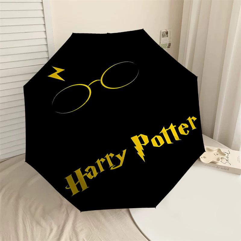 

1PC Harry Potter Umbrella-8-Rib Reinforced, Automatic Open, Lightweight & Durable, Cute Fashion Accessory for Outdoor, D2647
