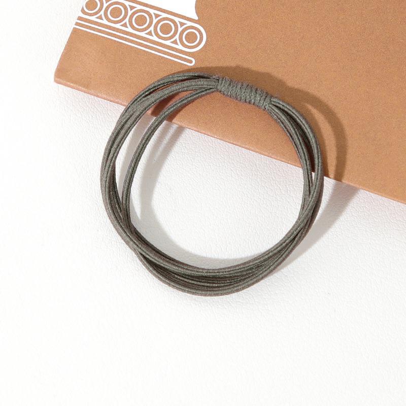 4-in-1 High Elastic Knotted Women's Hair Ties and Bands for Ponytails
