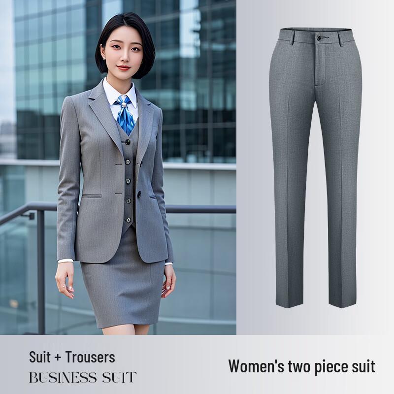 Tekroman Unisex Stretch Knitterfest Business Anzug Set